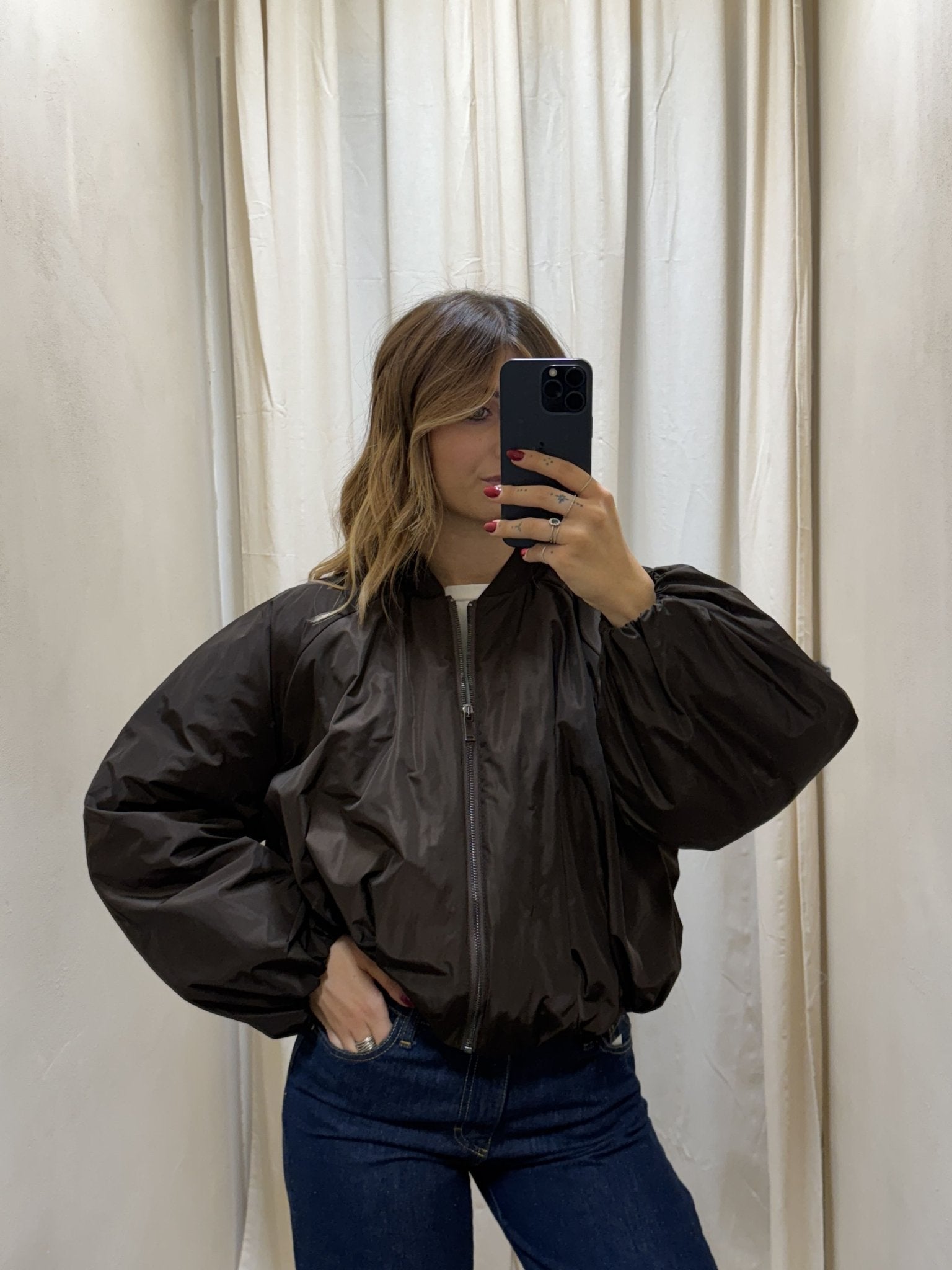 Bomber piumino arricciato Please - GiuGiò | Shop online