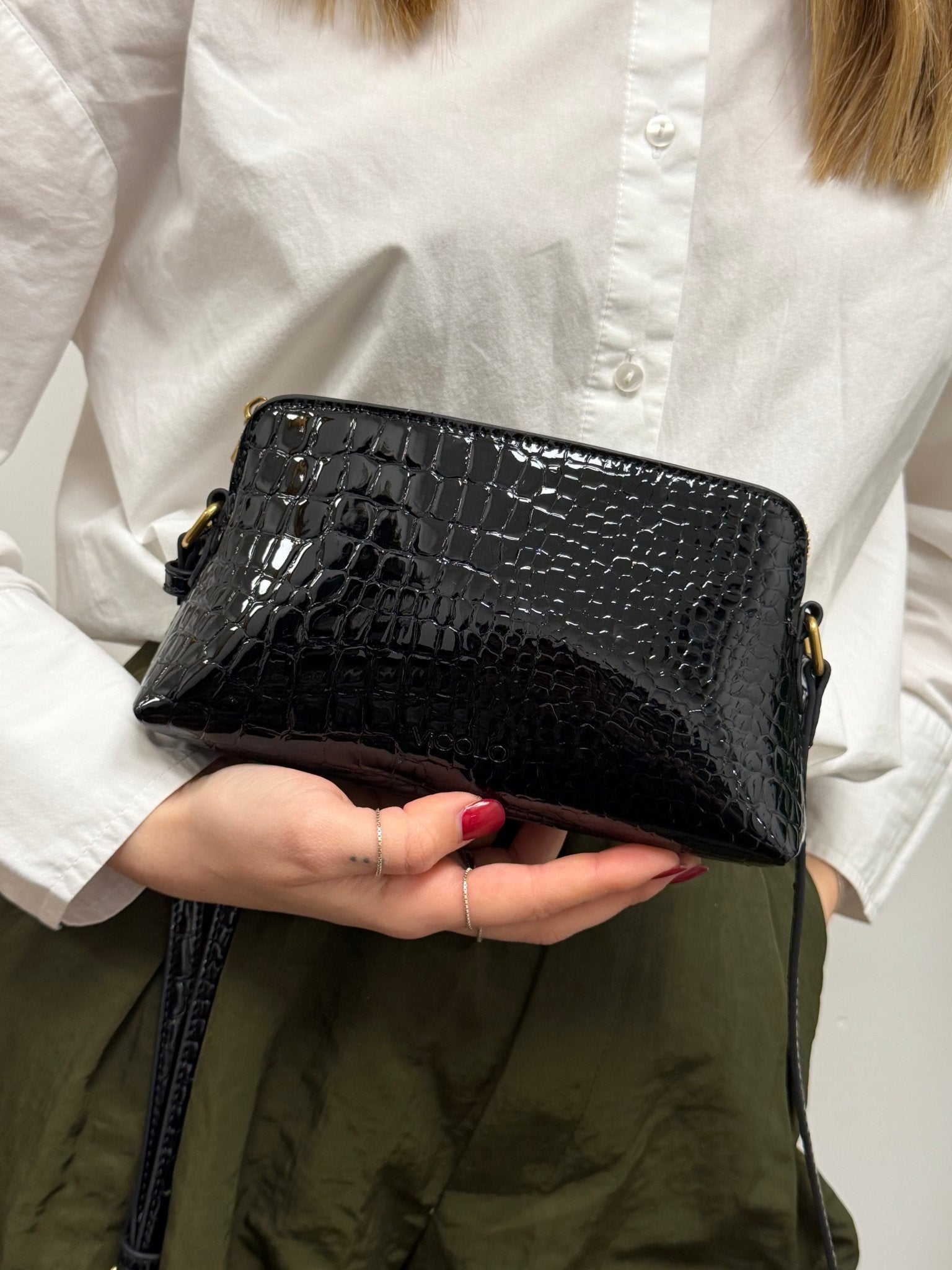 Borsa Essential in vinile effetto cocco VICOLO - GiuGiò | Shop online