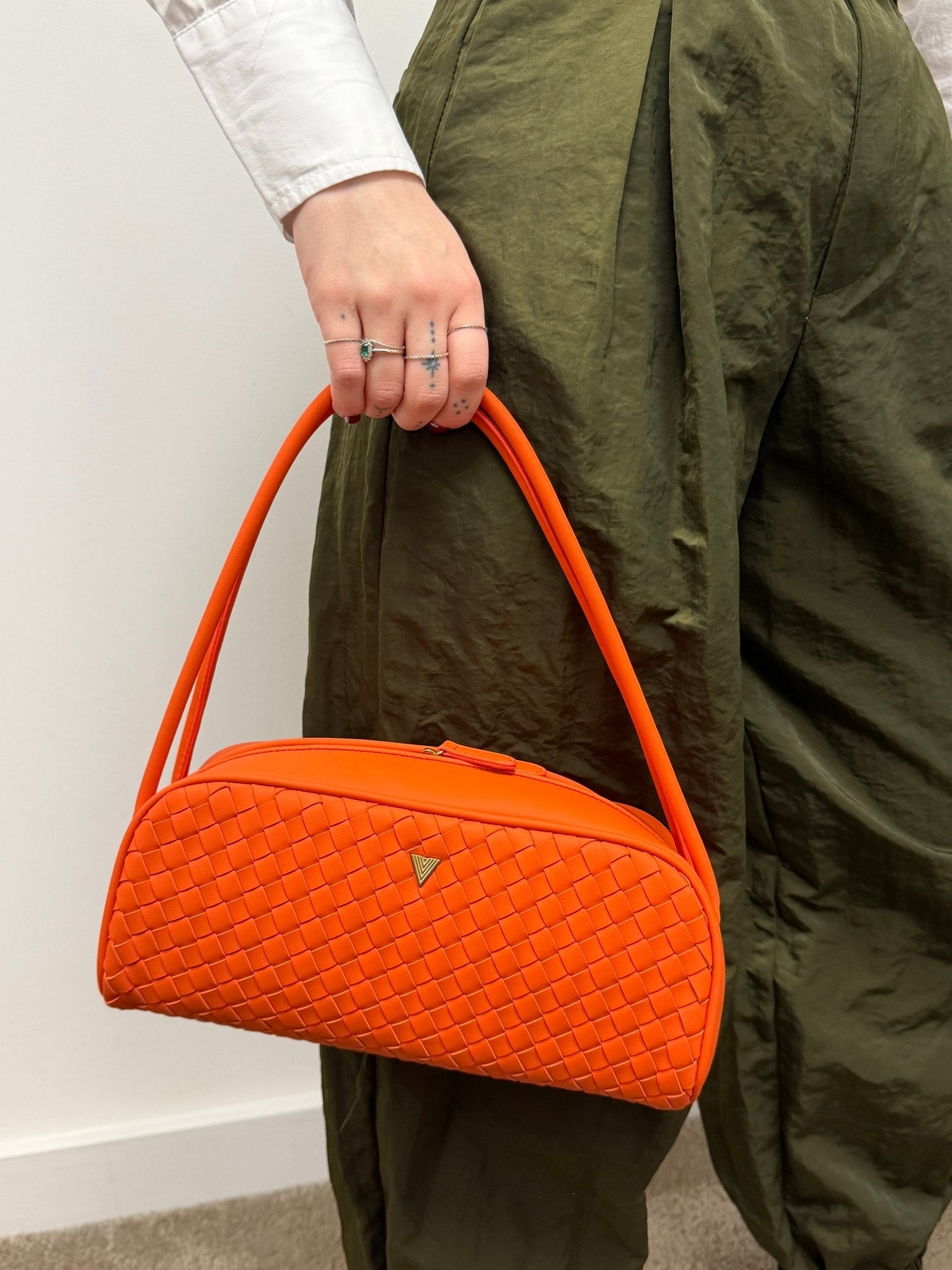 Borsa Hicari intrecciata in ecopelle VICOLO - GiuGiò | Shop online