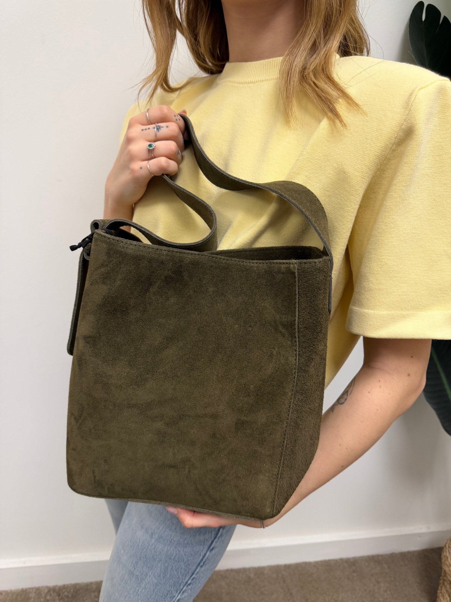 Borsa secchiello in vera pelle Vicolo - GiuGiò | Shop online
