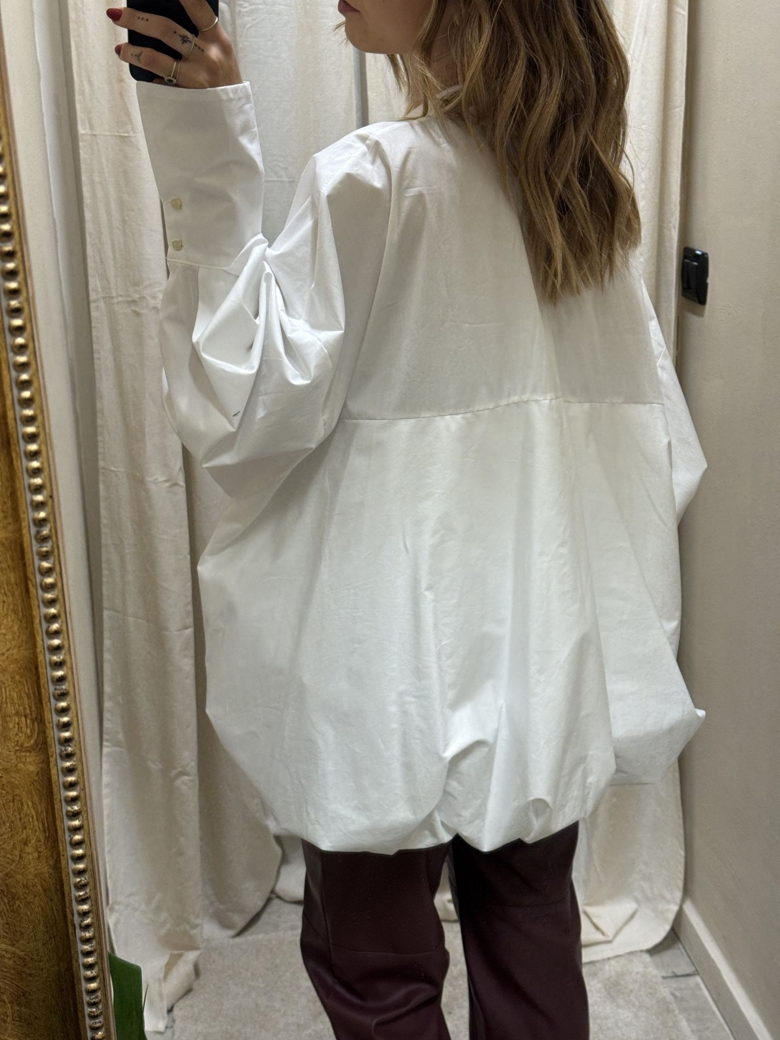 Camicia asimmetrica palloncino Imperial - GiuGiò | Shop online