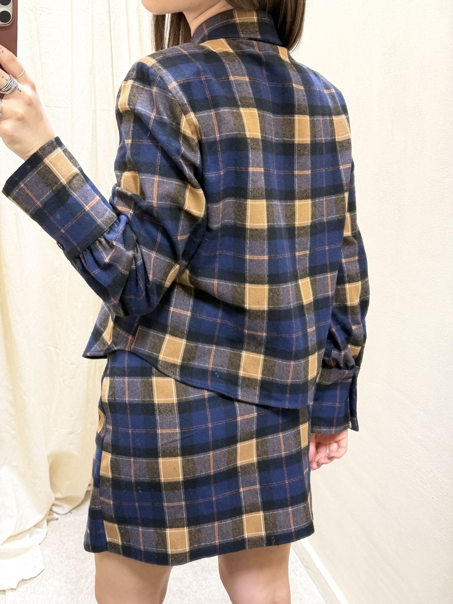 Camicia check in flanella con spalline Susy Mix - GiuGiò | Shop online