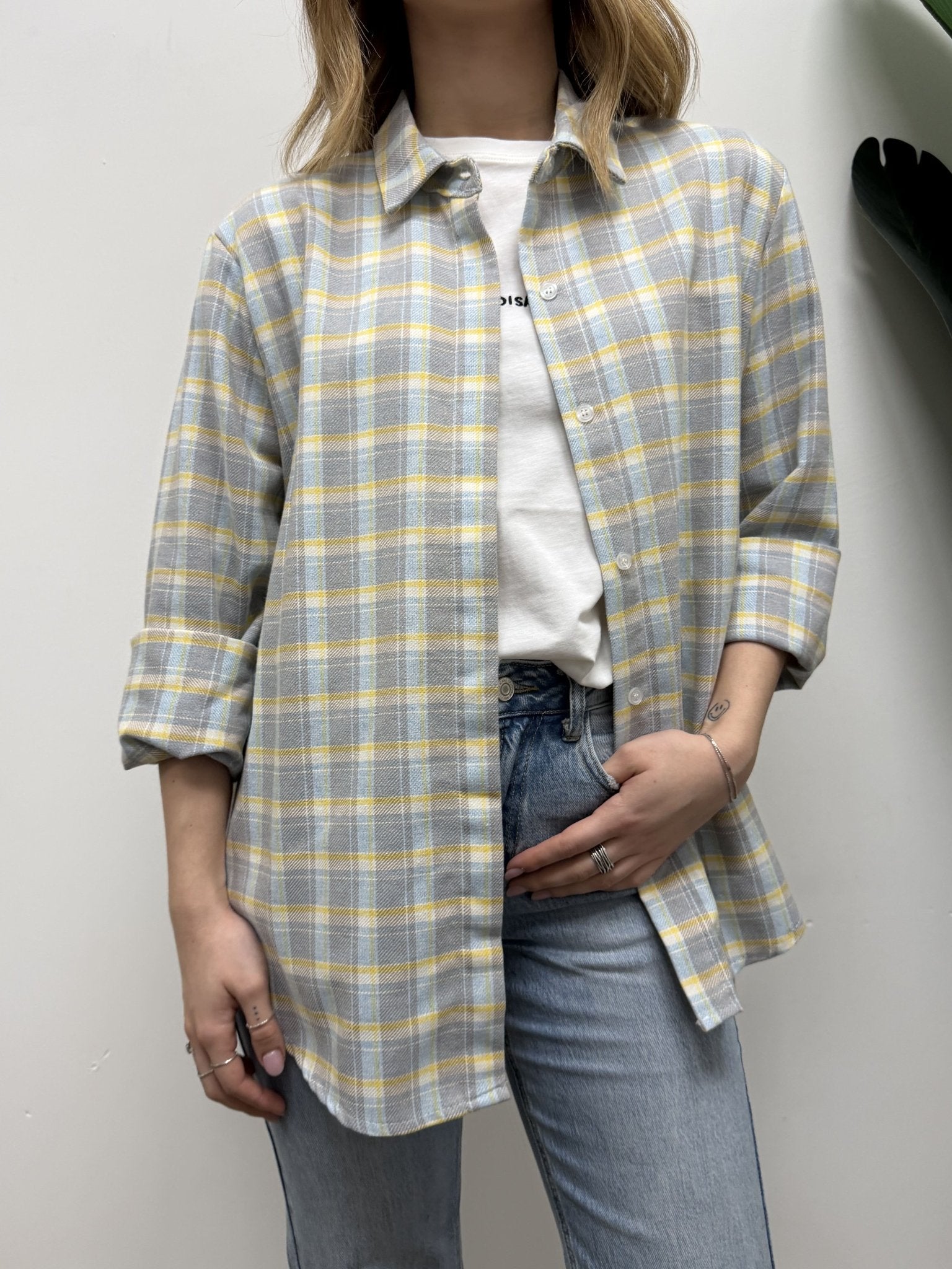 Camicia check over stampa quadro MyD - GiuGiò | Shop online