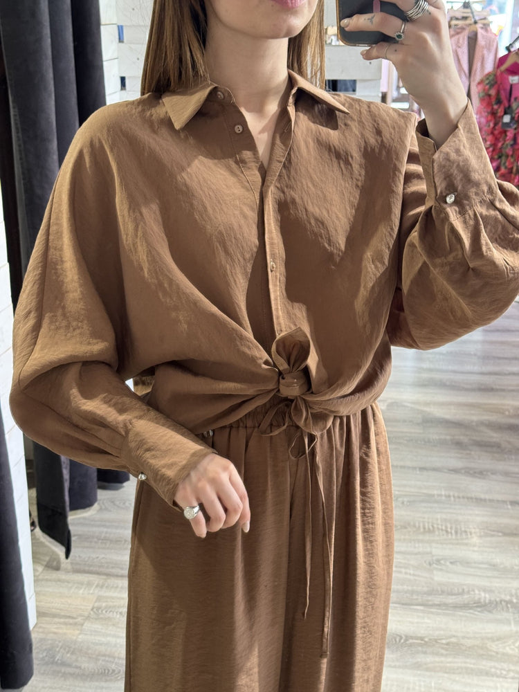 Camicia con nodo in modal Dixie - GiuGiò | Shop online