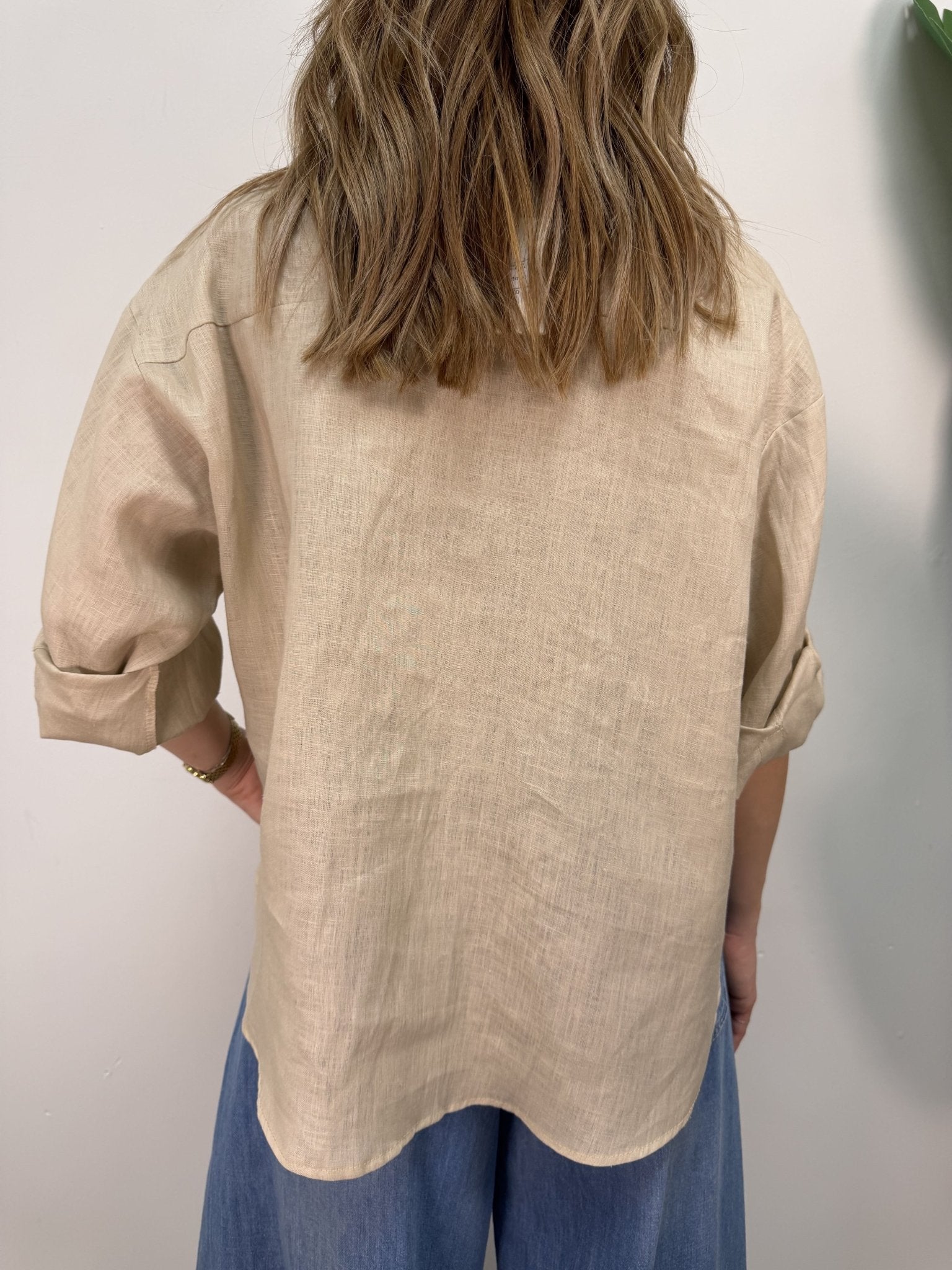 Camicia con taschino motivo zig zag Tensione In - GiuGiò | Shop online