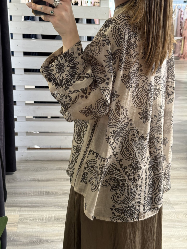 Camicia frange stampa fantasia HaveOne - GiuGiò | Shop online