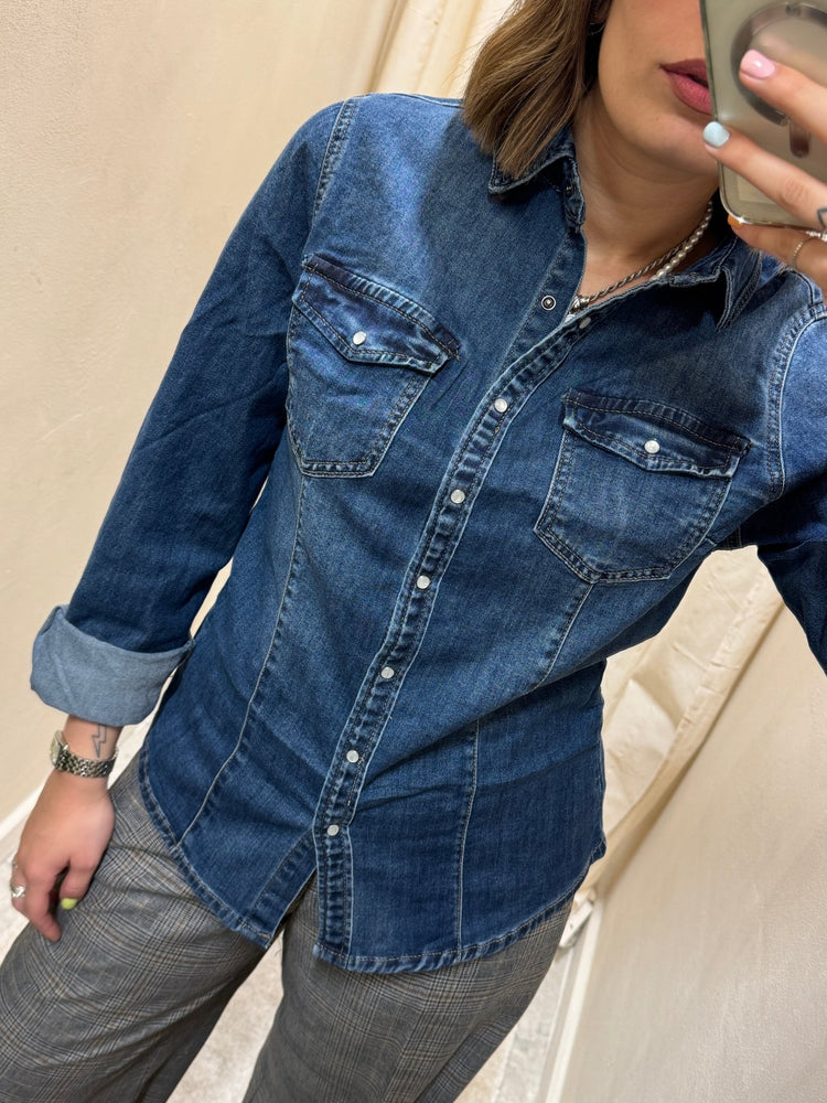 Camicia in denim slim fit Myd - GiuGiò | Shop online