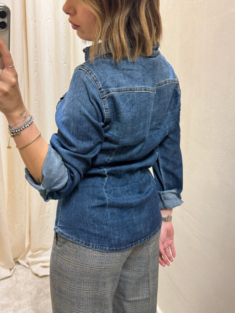 Camicia in denim slim fit Myd - GiuGiò | Shop online