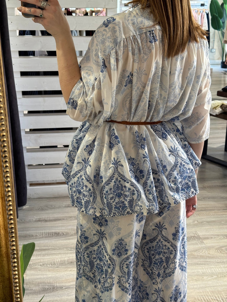 Camicia in mussola stampa floreale Zahjr - GiuGiò | Shop online