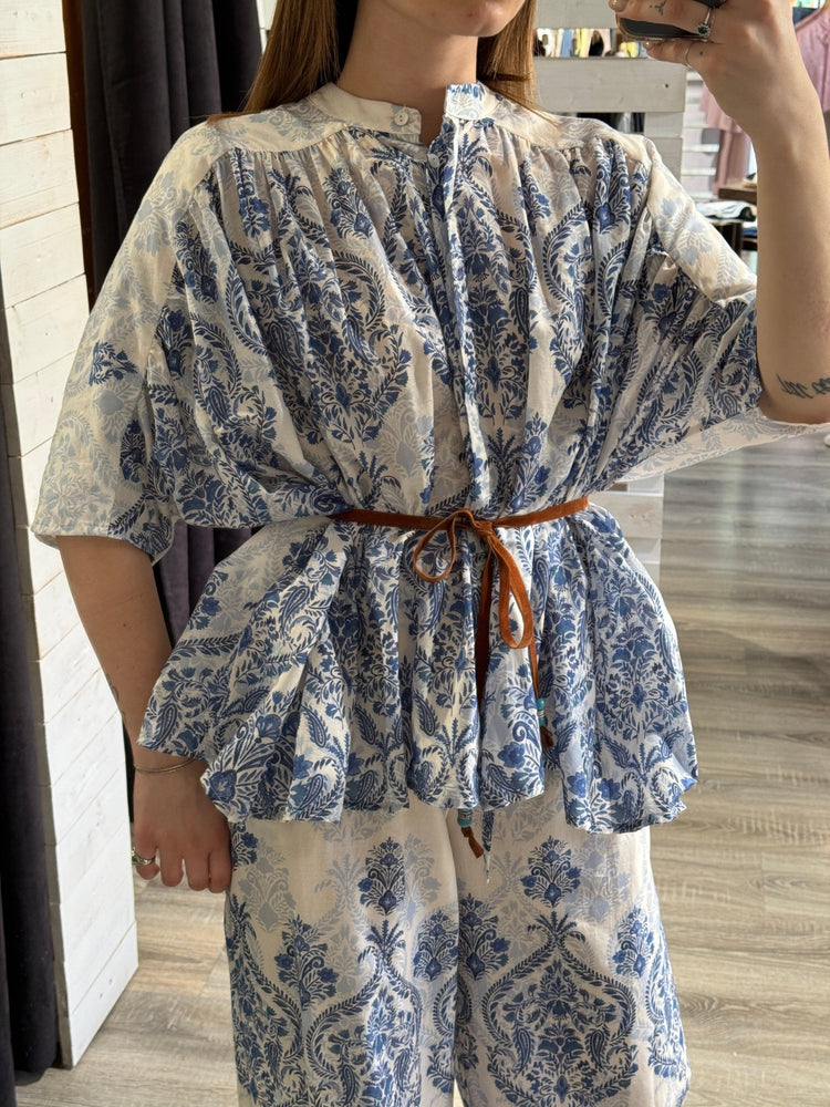 Camicia in mussola stampa floreale Zahjr - GiuGiò | Shop online