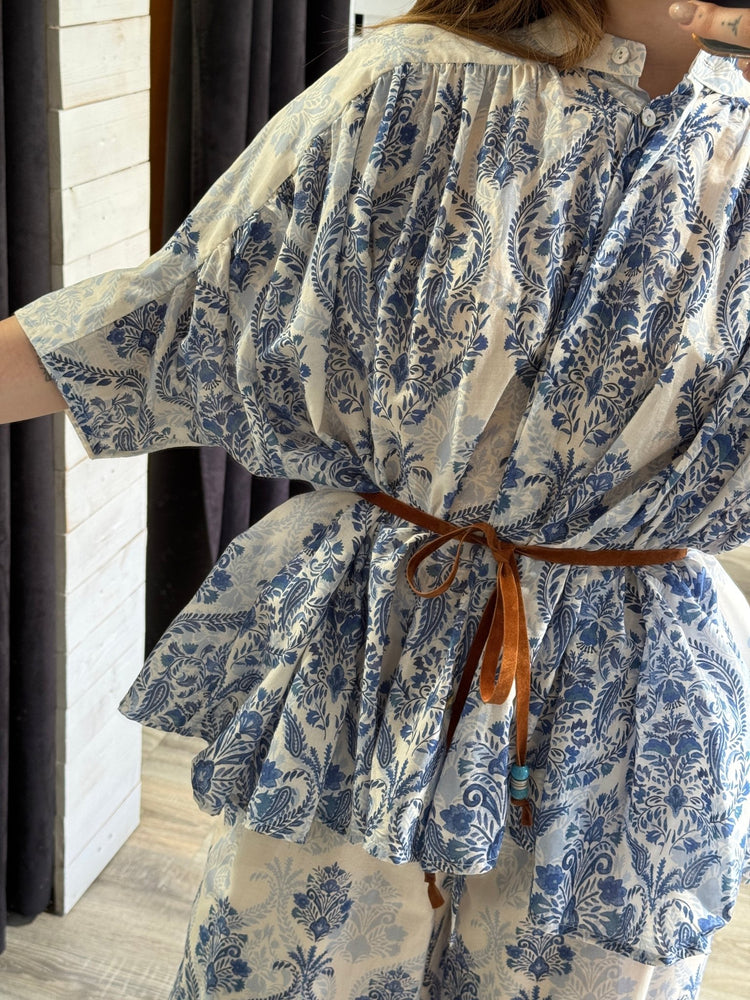 Camicia in mussola stampa floreale Zahjr - GiuGiò | Shop online