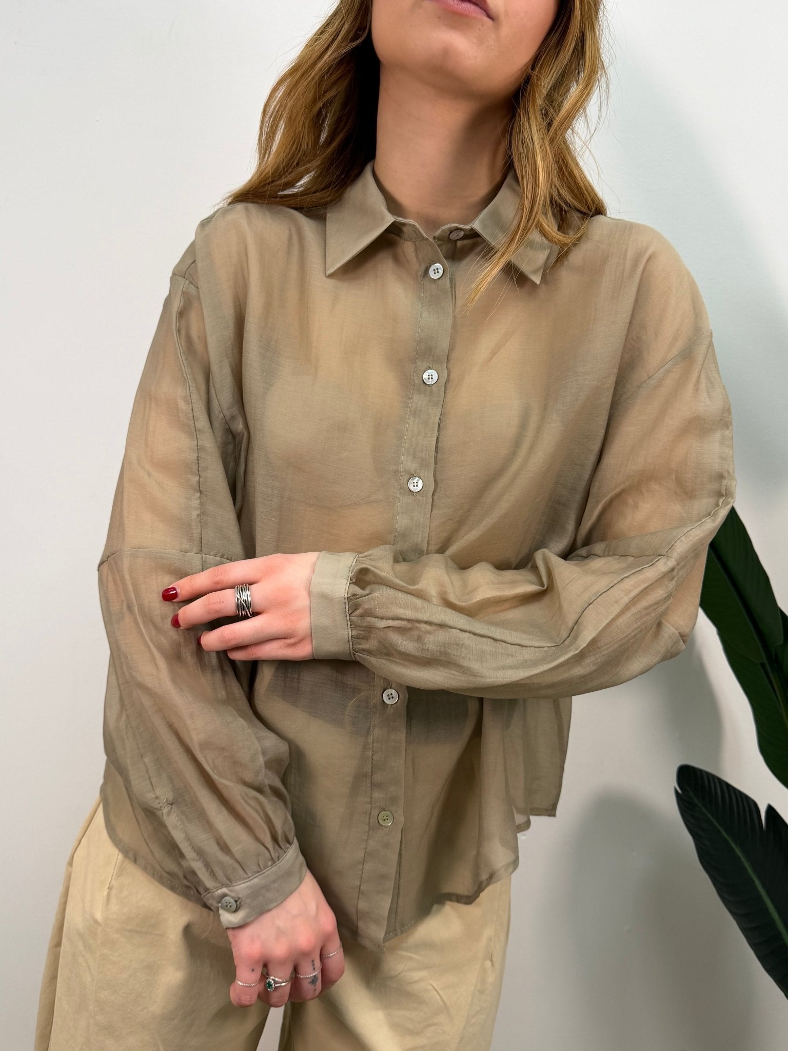 Camicia morbida in lyocell Please - GiuGiò | Shop online