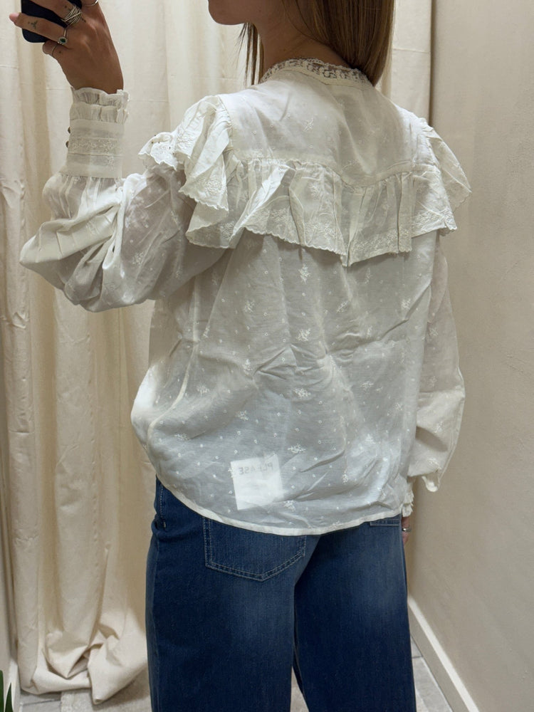 Camicia operata con volant BSB - GiuGiò | Shop online
