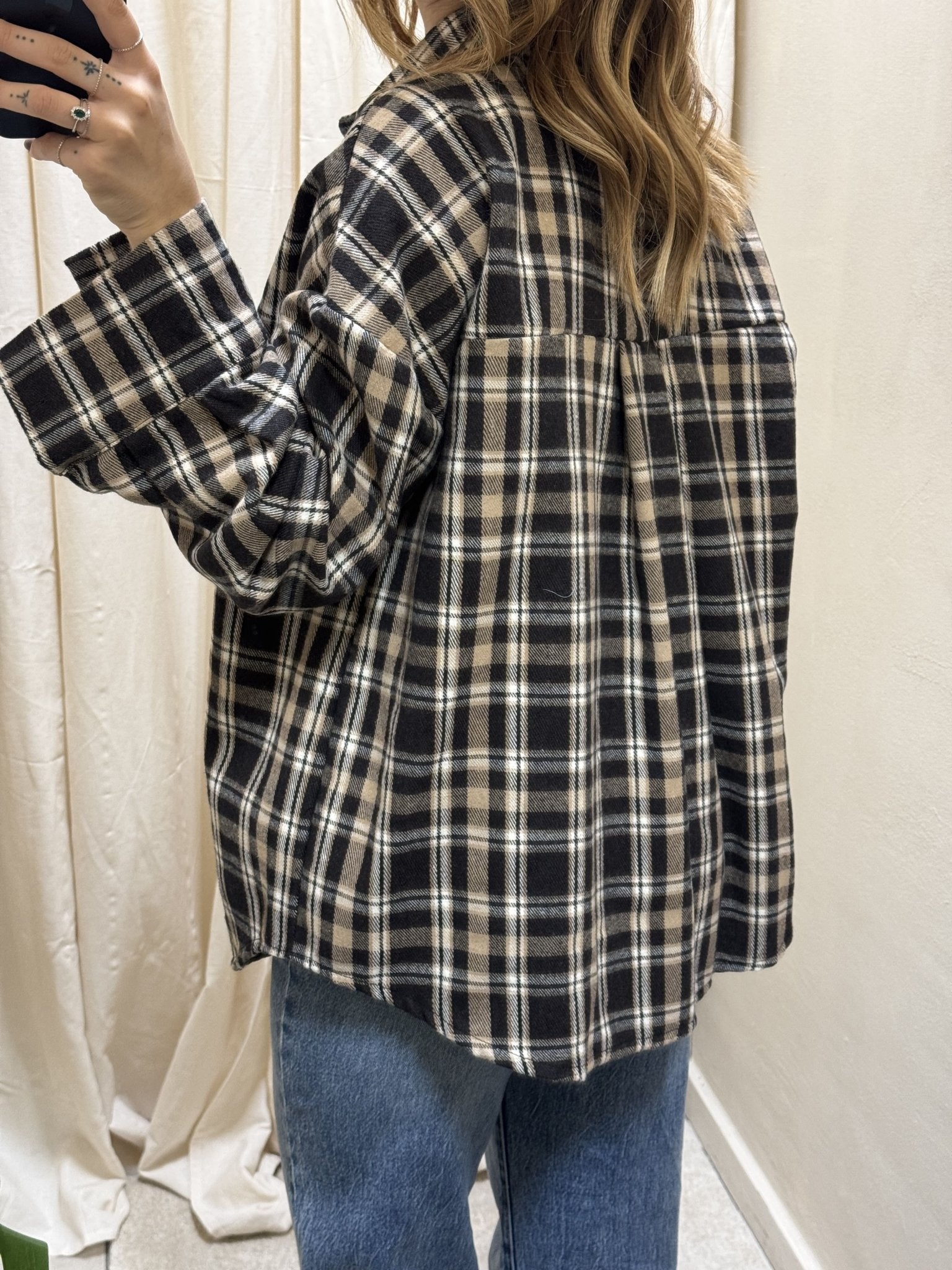 Camicia over a quadri in flanella MyD - GiuGiò | Shop online