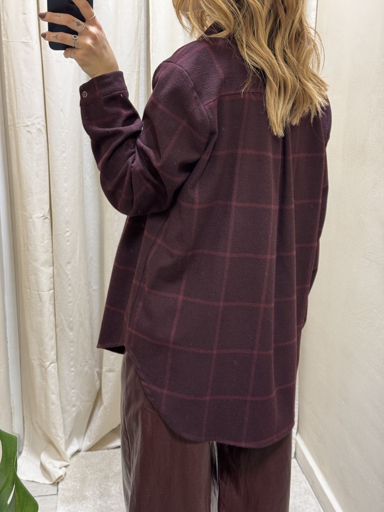 Camicia over a quadri in flanella MyD - GiuGiò | Shop online