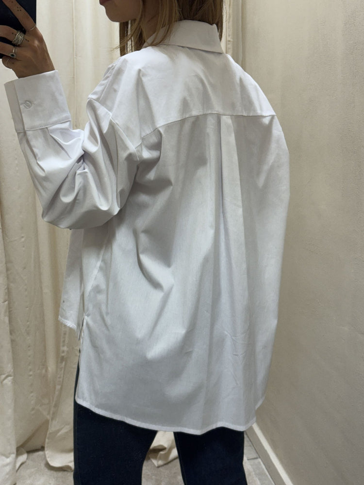 Camicia over con applicazioni gioiello Susy Mix - GiuGiò | Shop online