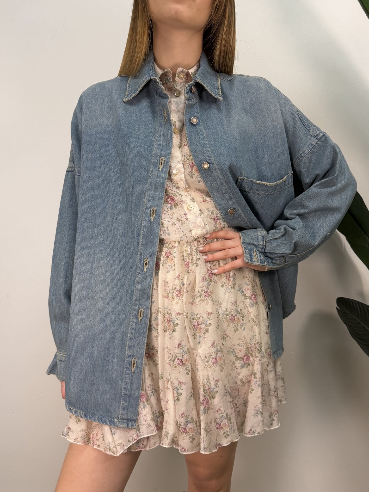 Camicia over in denim Tensione In - GiuGiò | Shop online