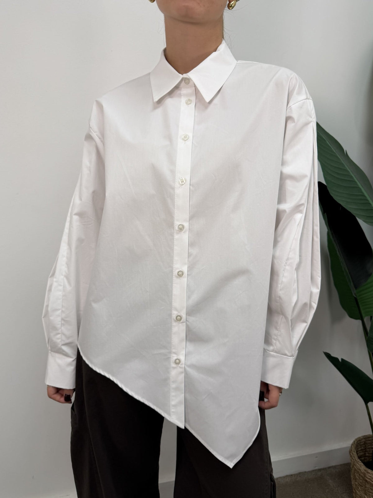 Camicia over taglio trasversale Susy Mix - GiuGiò | Shop online
