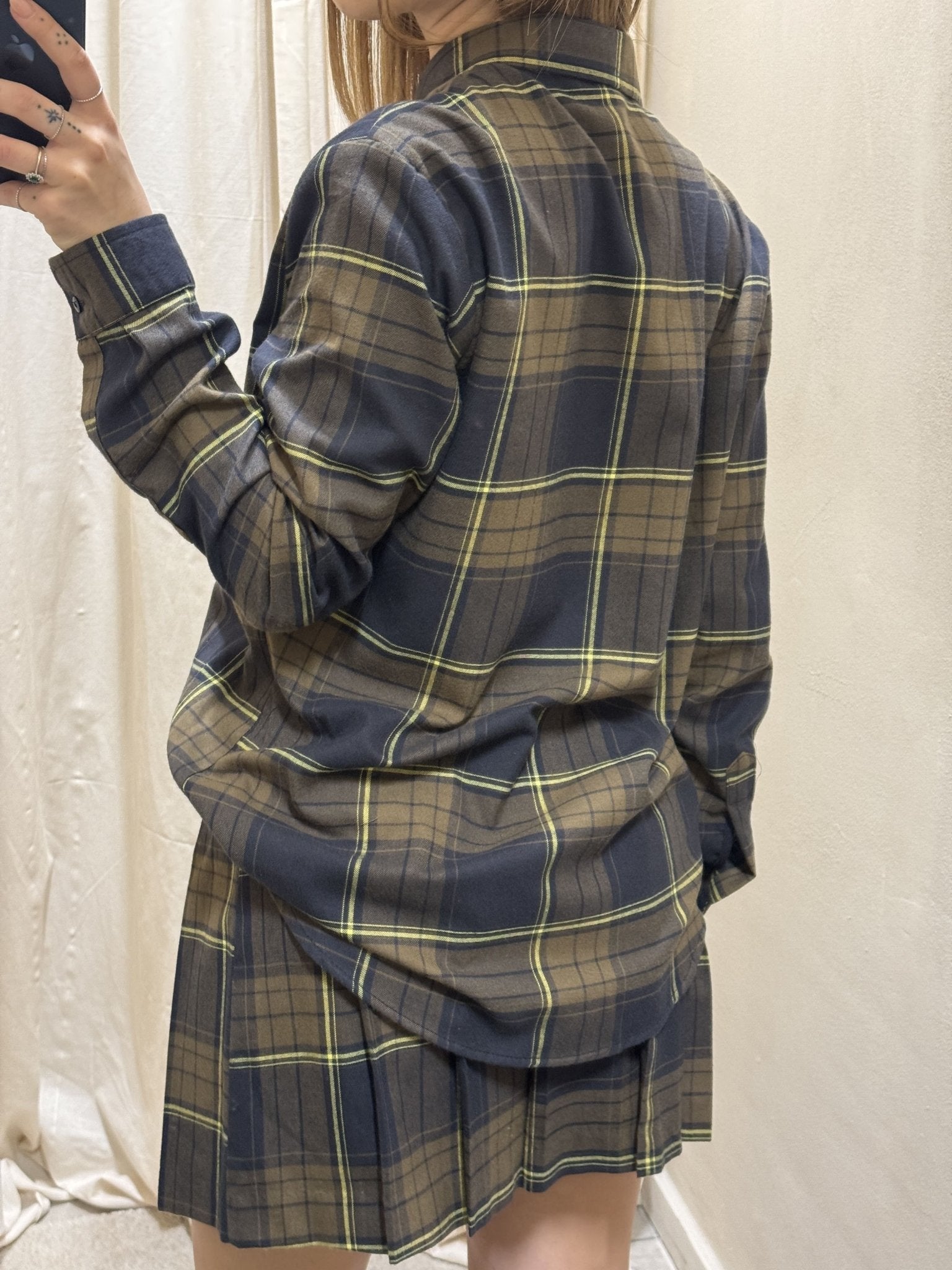 Camicia over tartan flanellato Dixie - GiuGiò | Shop online