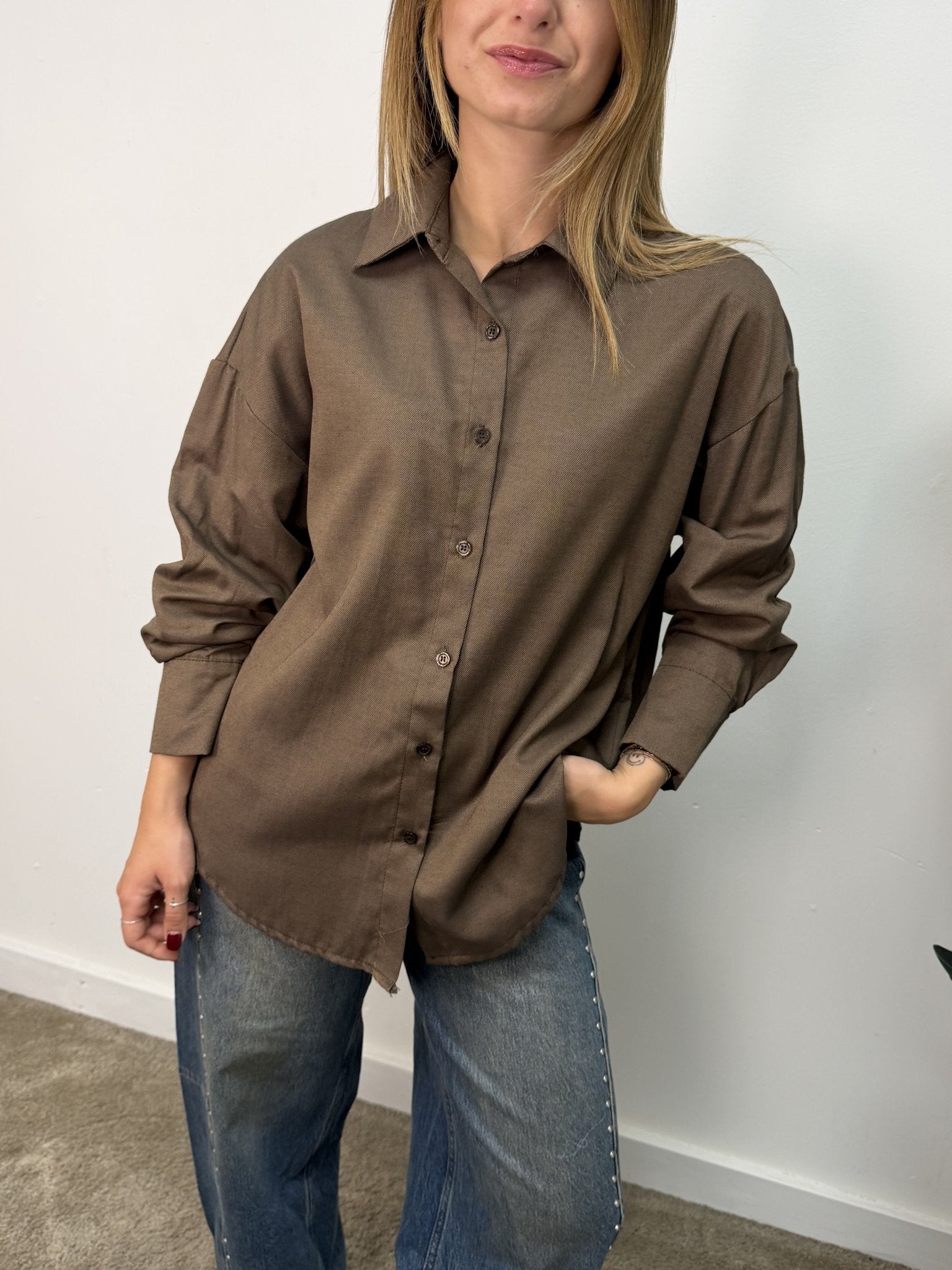 Camicia over tessuto oxford MyD - GiuGiò | Shop online