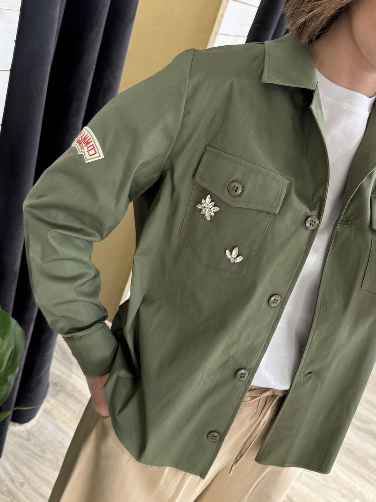Camicia patch e strass MyD - GiuGiò | Shop online
