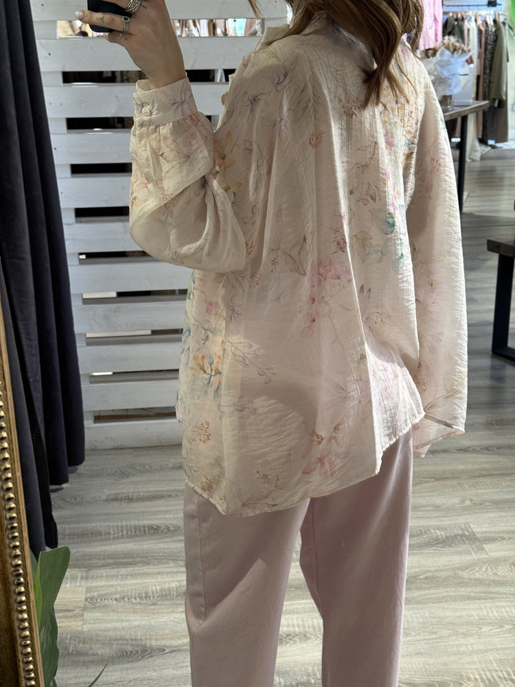 Camicia stampa floreale con fiocco Dixie - GiuGiò | Shop online