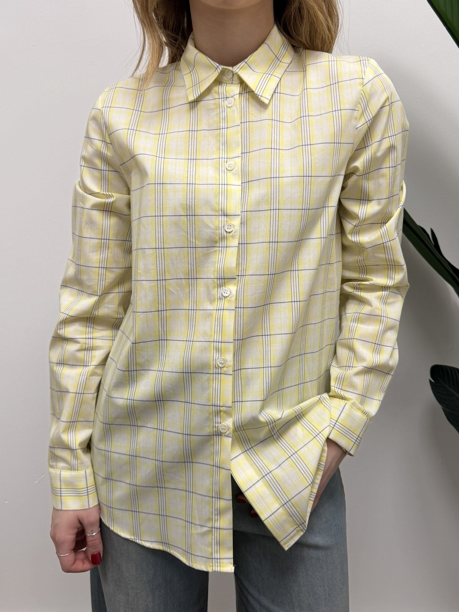 Camicia stampa quadro 100% cotone VICOLO - GiuGiò | Shop online