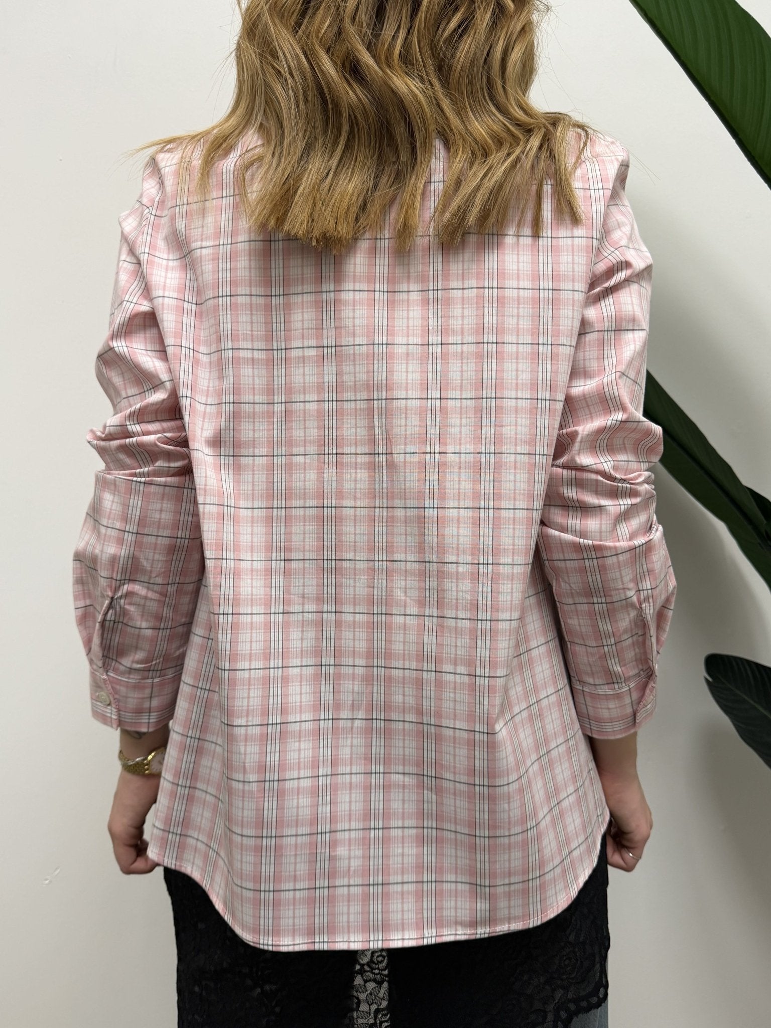 Camicia stampa quadro 100% cotone VICOLO - GiuGiò | Shop online