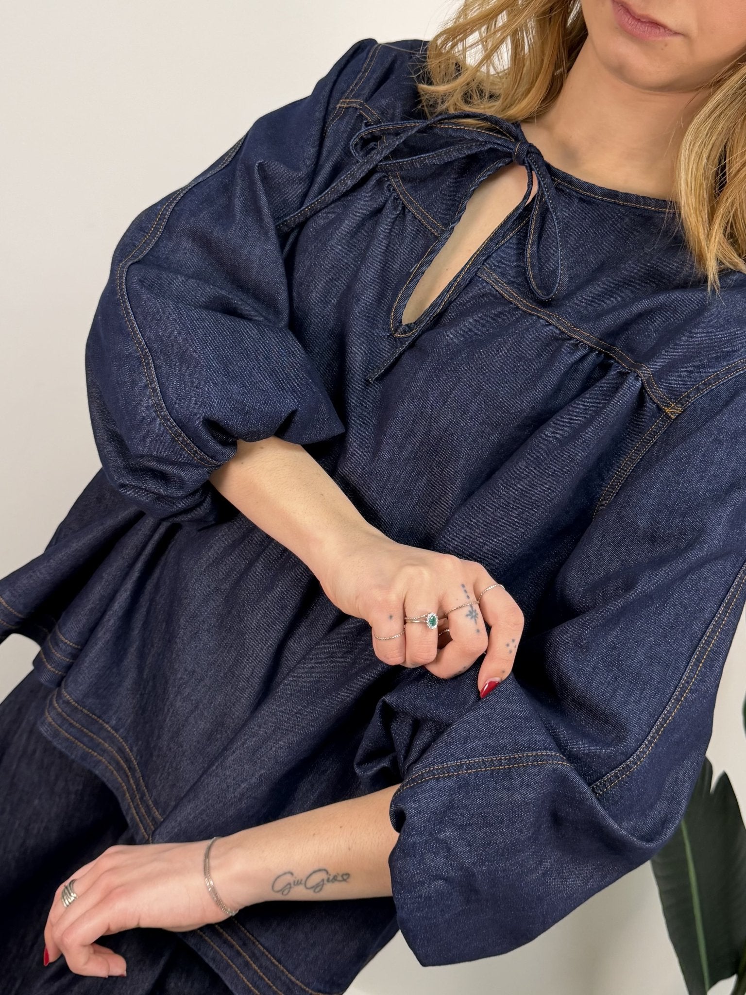 Camicia svasata denim VICOLO - GiuGiò | Shop online