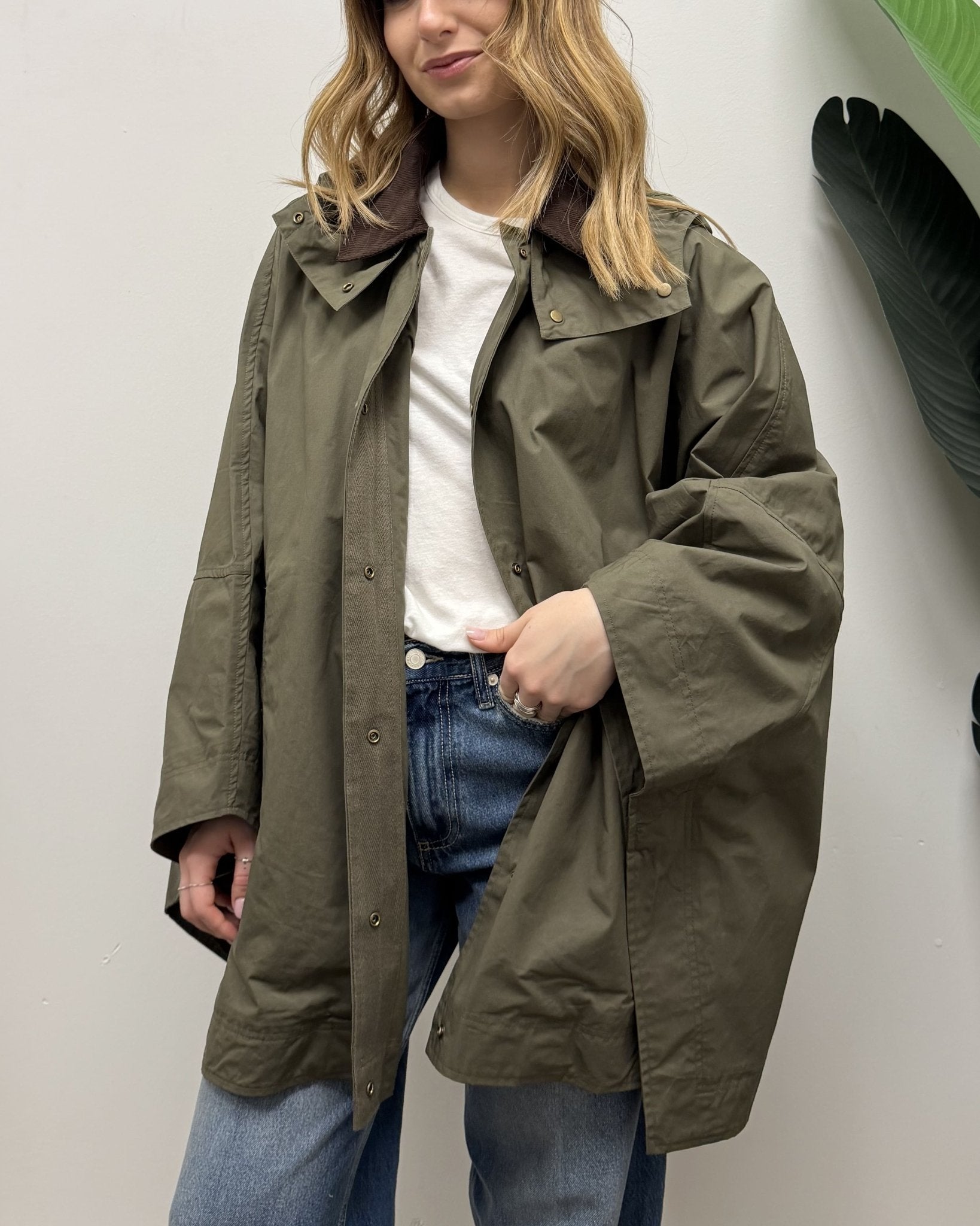 Cappa cerata con cappuccio VICOLO - GiuGiò | Shop online