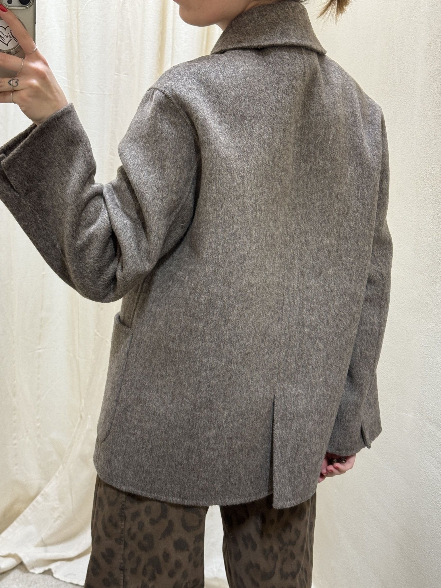 Cappotto corto doppiopetto in misto lana HaveOne - GiuGiò | Shop online