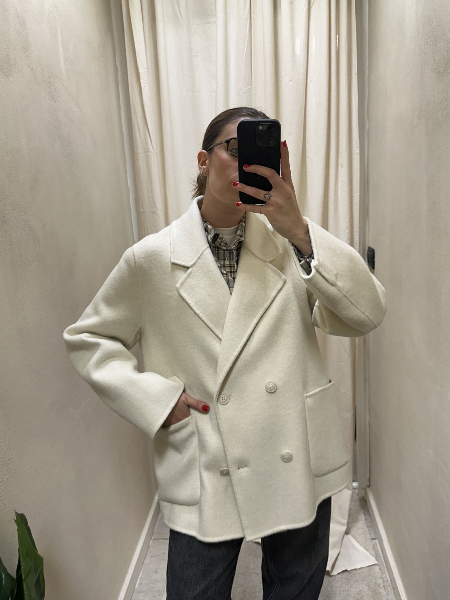 Cappotto corto doppiopetto in misto lana HaveOne - GiuGiò | Shop online