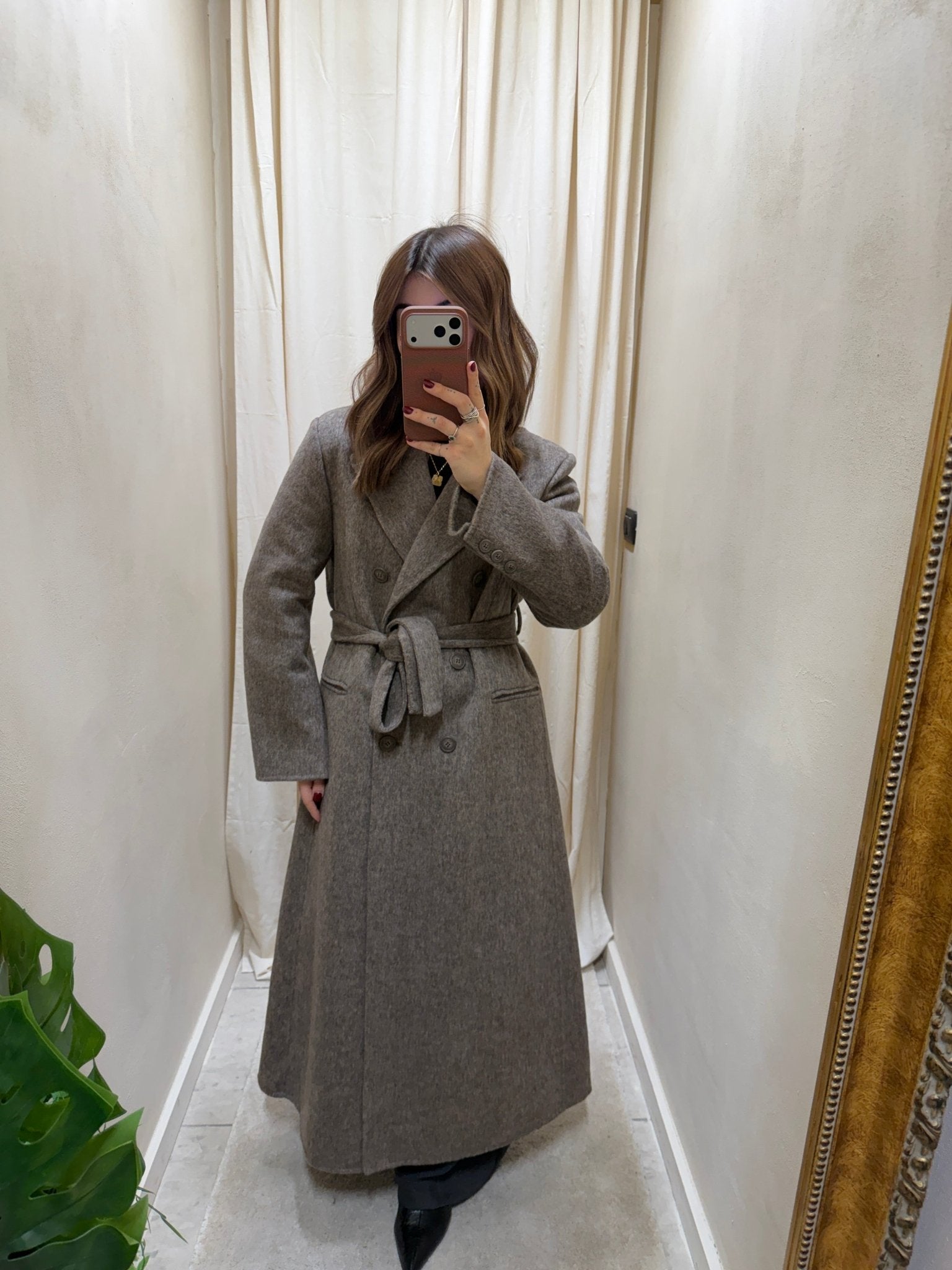 Cappotto doppiopetto strutturato con fusciacca HaveOne - GiuGiò | Shop online