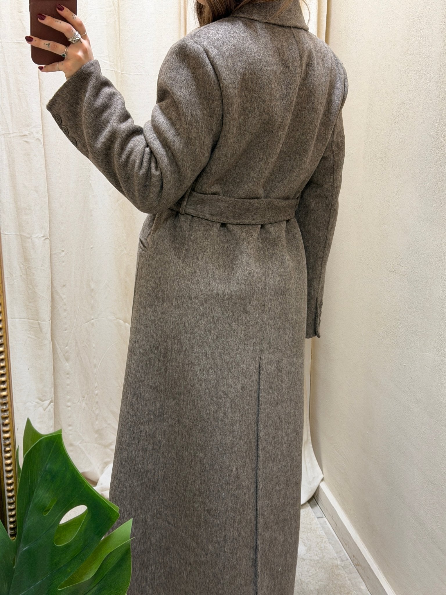 Cappotto doppiopetto strutturato con fusciacca HaveOne - GiuGiò | Shop online