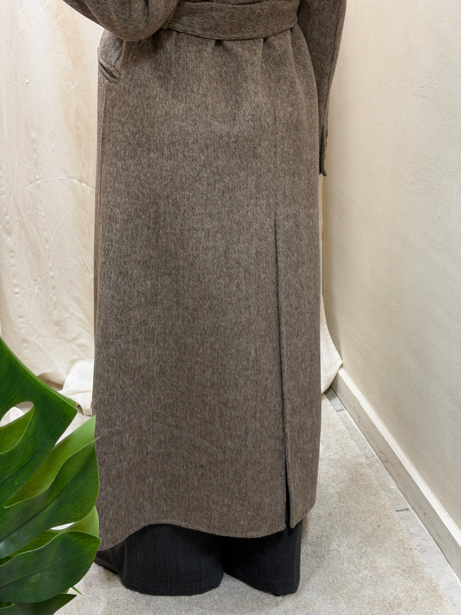 Cappotto doppiopetto strutturato con fusciacca HaveOne - GiuGiò | Shop online