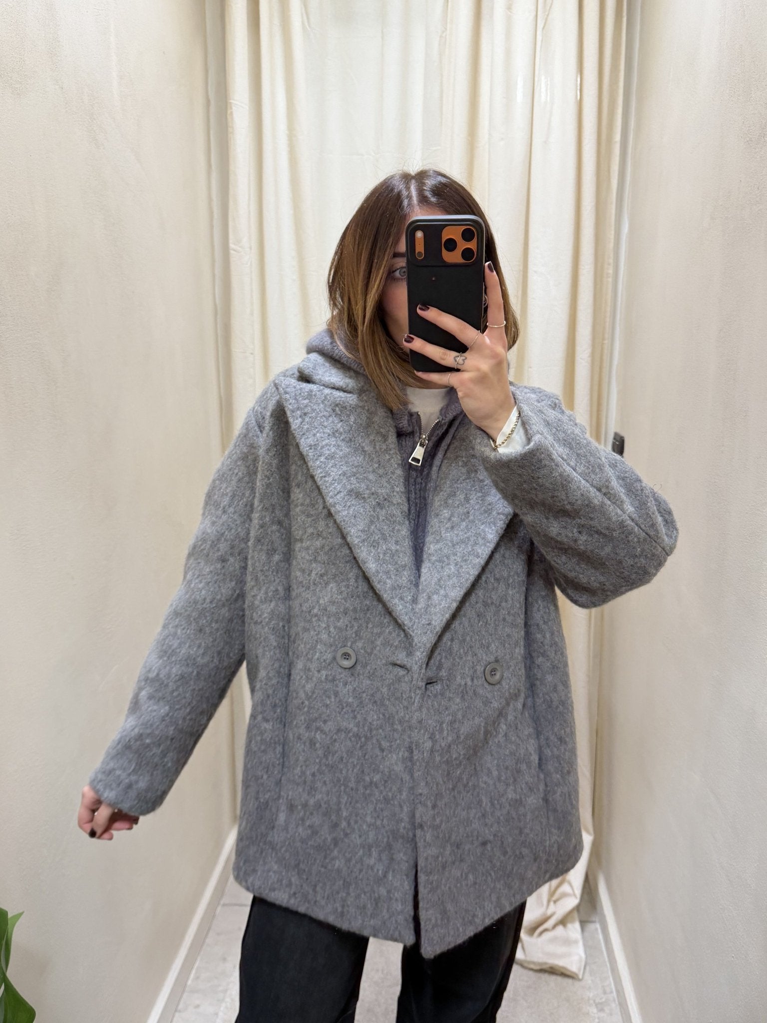 Cappotto midi bouclé misto lana Dixie - GiuGiò | Shop online