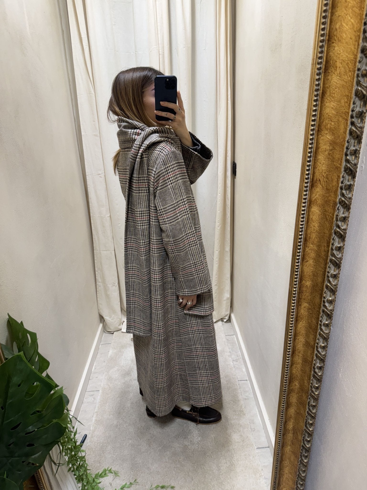 Cappotto spolverino lungo con sciarpa MyD - GiuGiò | Shop online