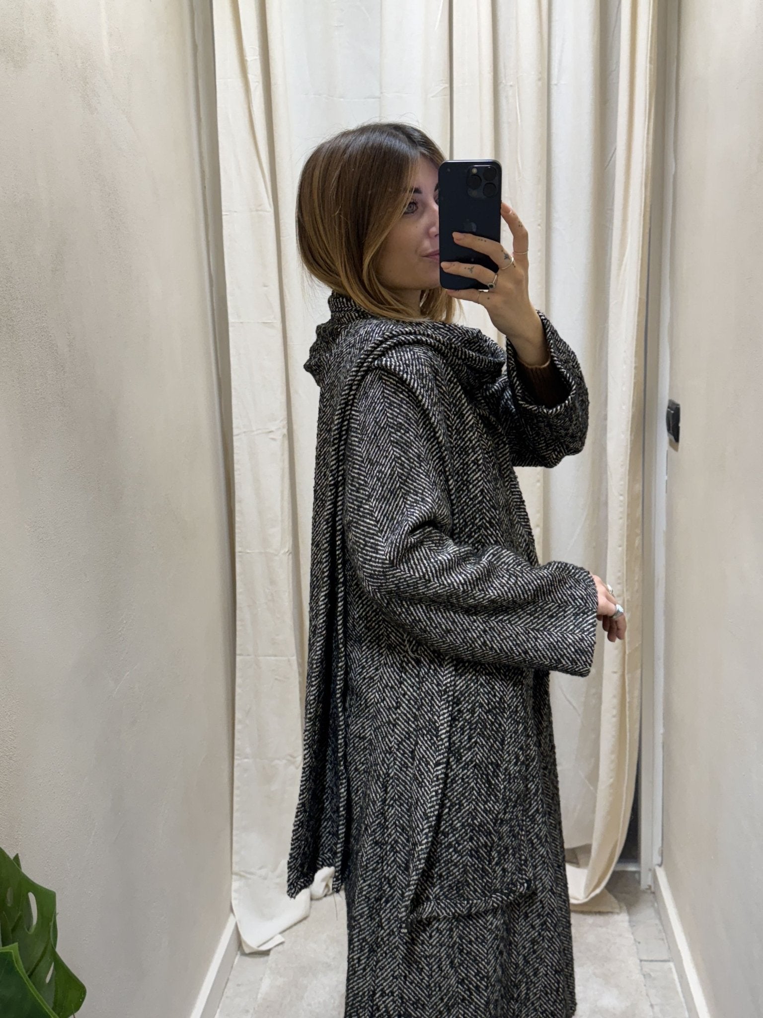 Cappotto spolverino lungo con sciarpa MyD - GiuGiò | Shop online