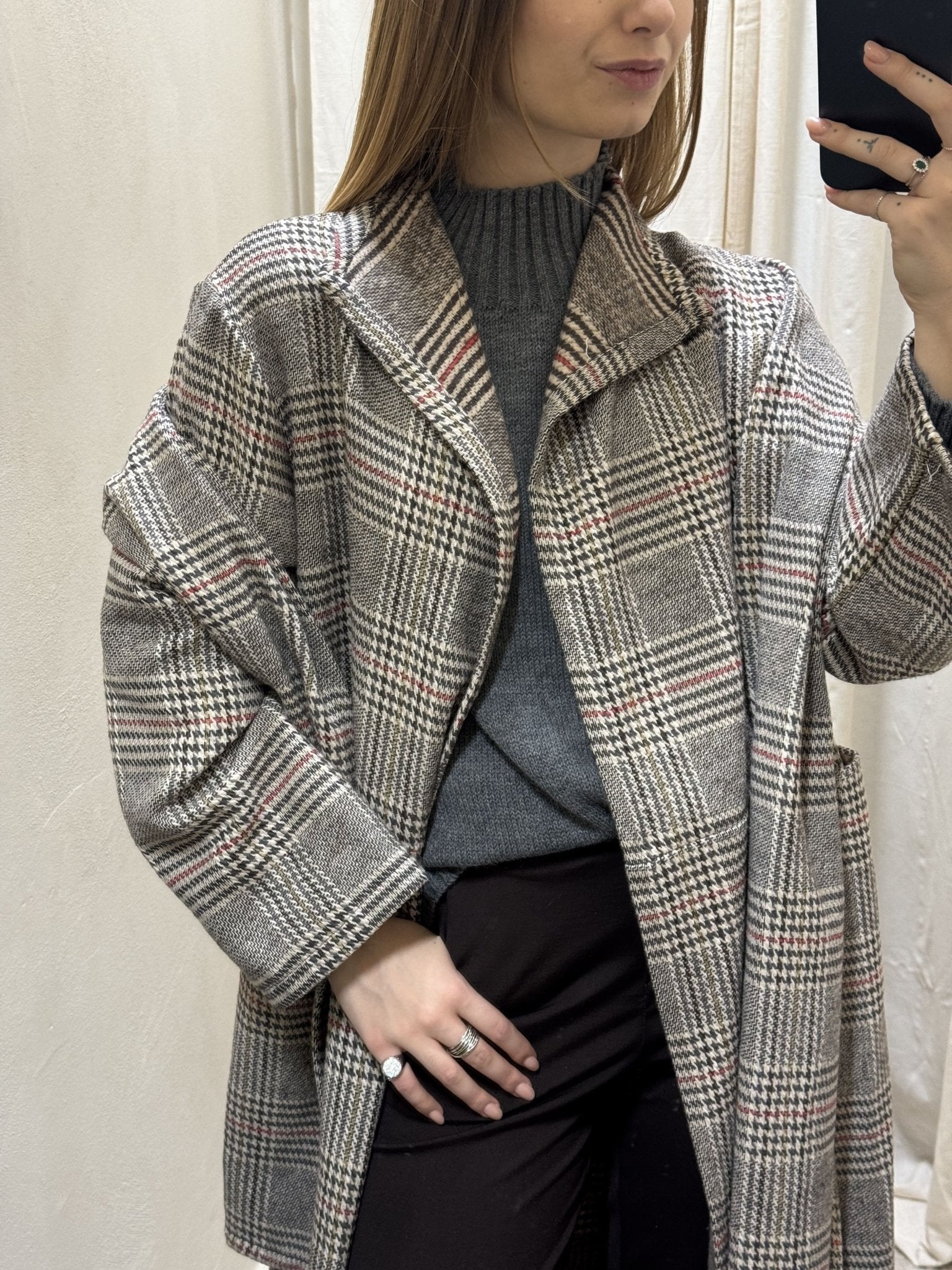 Cappotto spolverino lungo con sciarpa MyD - GiuGiò | Shop online