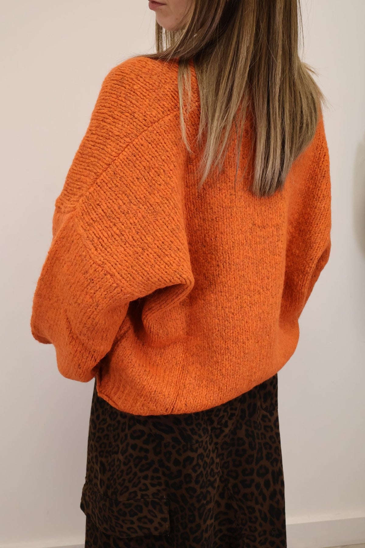 Cardigan con tasche arancione HaveOne - GiuGiò | Shop online
