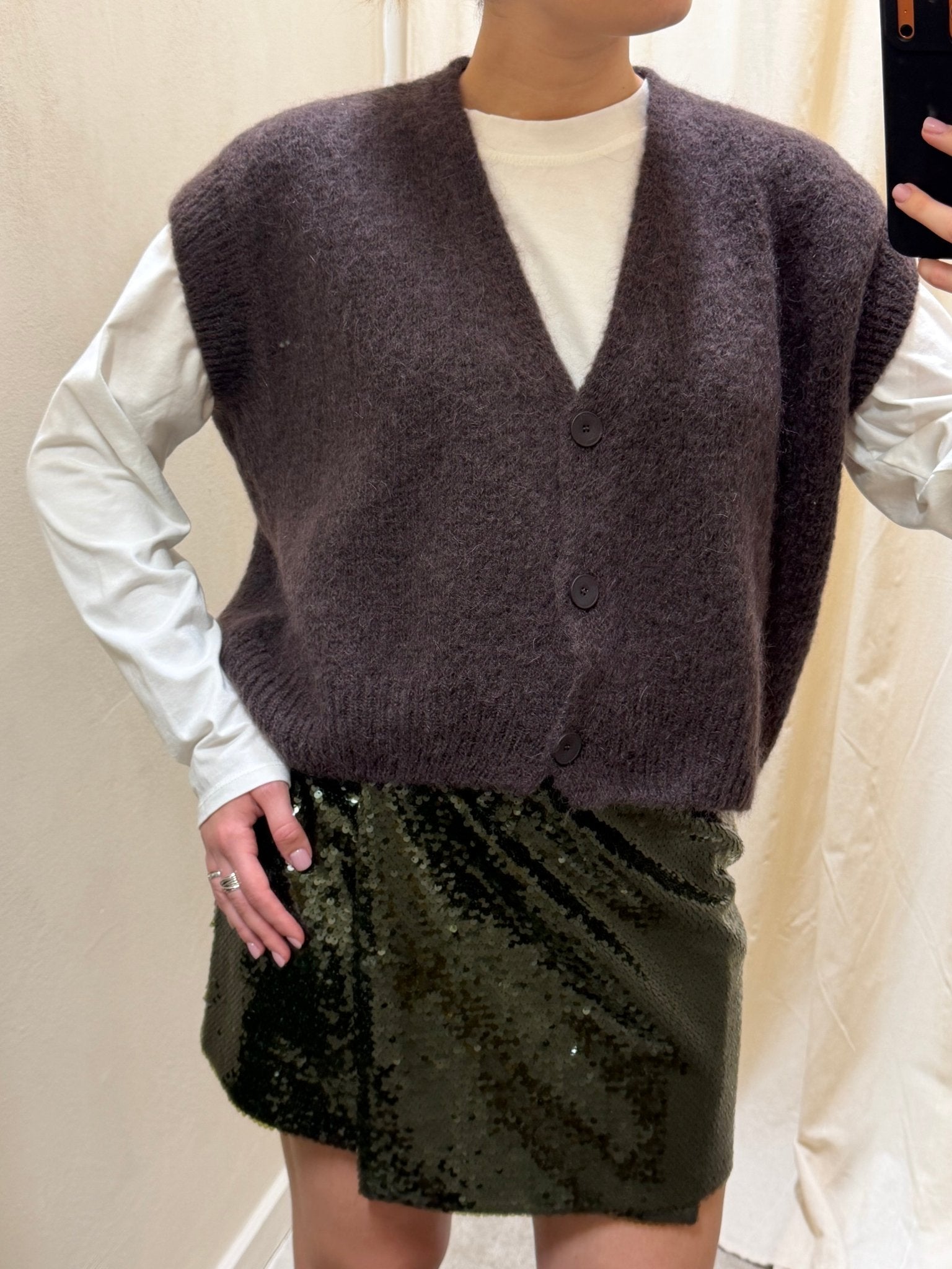 Cardigan gilet scollo V Imperial - GiuGiò | Shop online