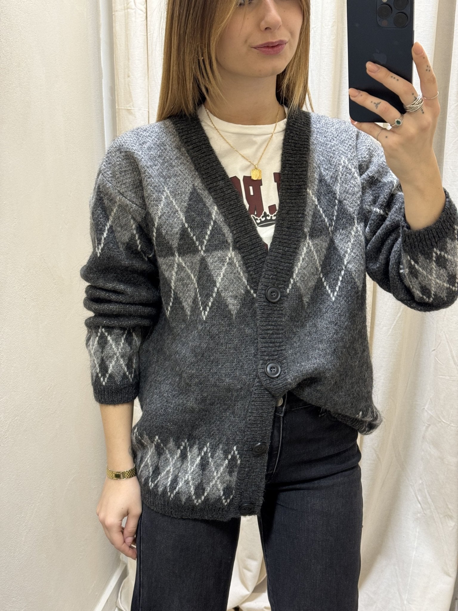 Cardigan rombi MyD - GiuGiò | Shop online