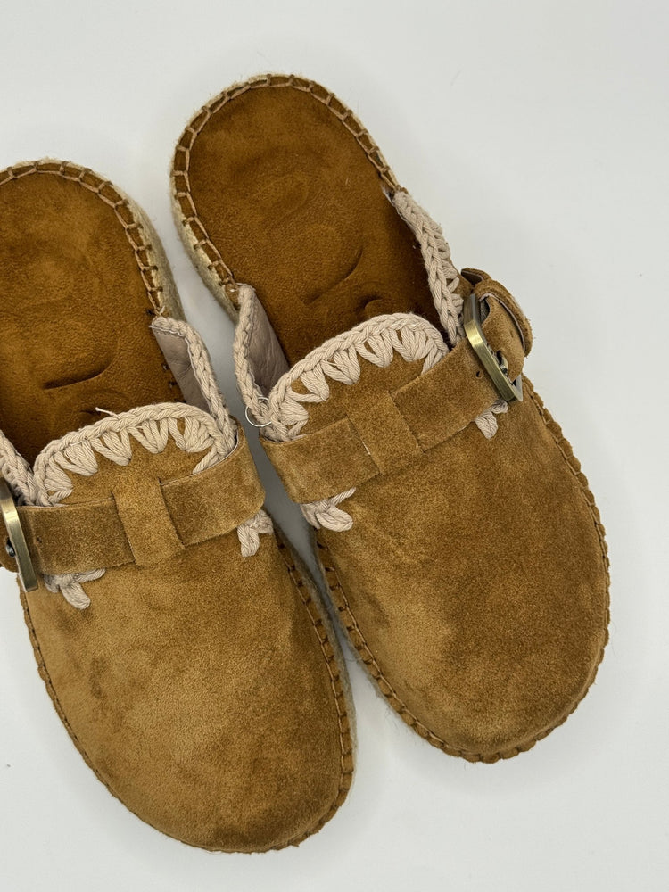 Clog in suede con fondo in corda Mou - GiuGiò | Shop online
