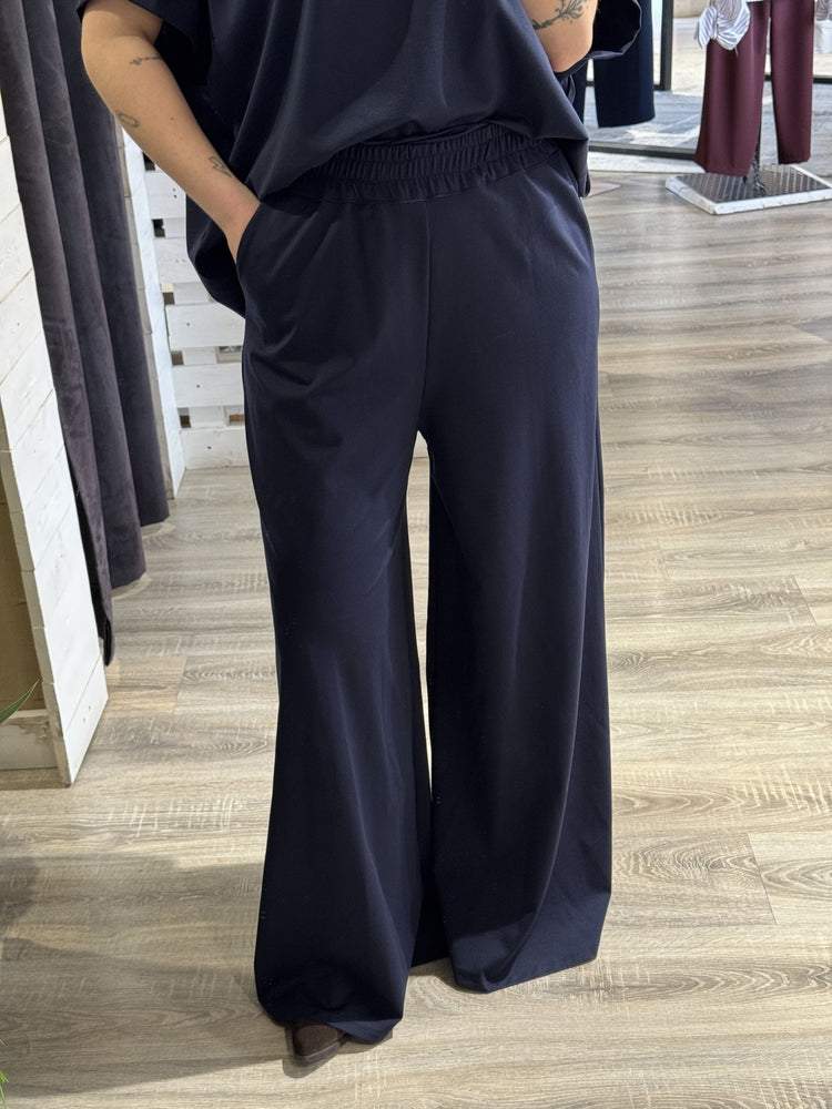 Completo blusa mezza manica + pantalone fluido MyD - GiuGiò | Shop online