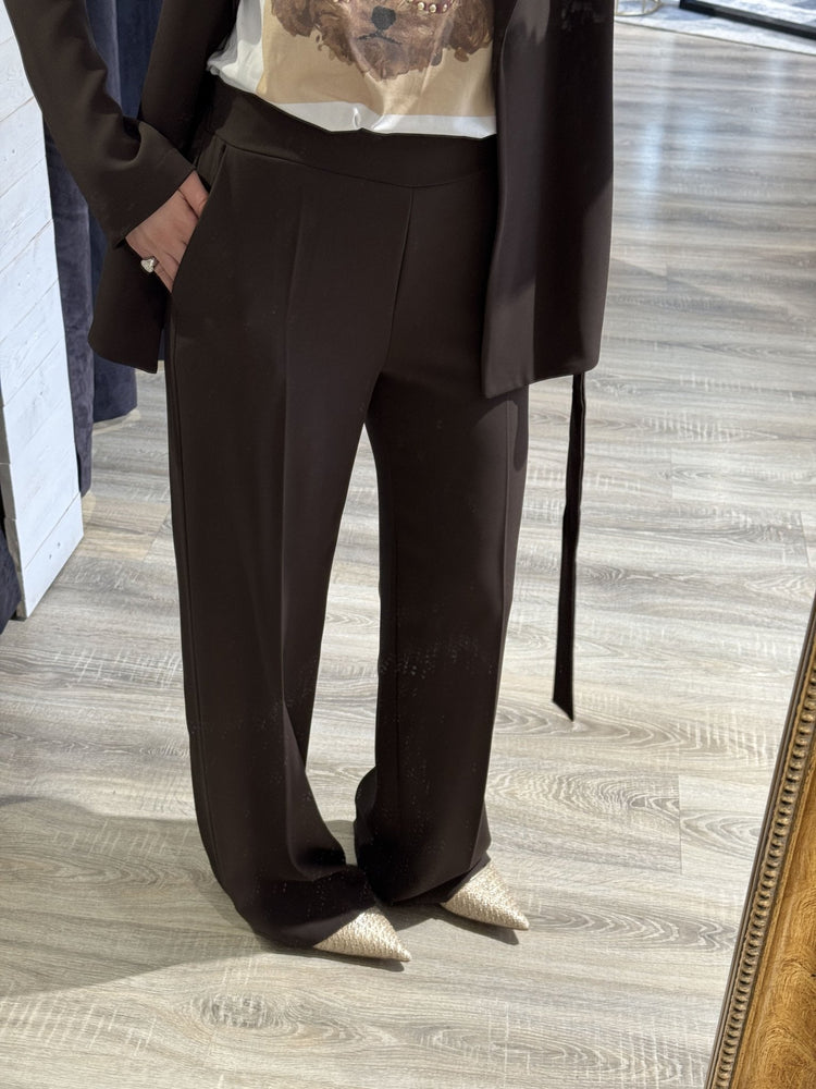 Completo fluido giacca con cintura e pantalone Susy Mix - GiuGiò | Shop online