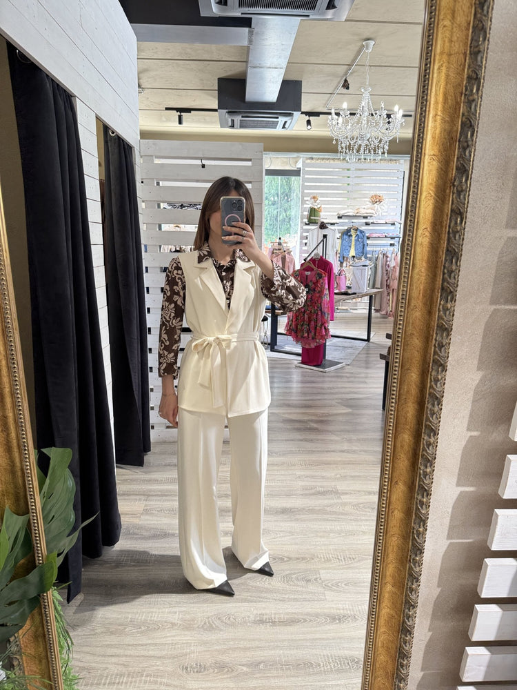 Completo fluido gilet+pantalone Susy Mix - GiuGiò | Shop online