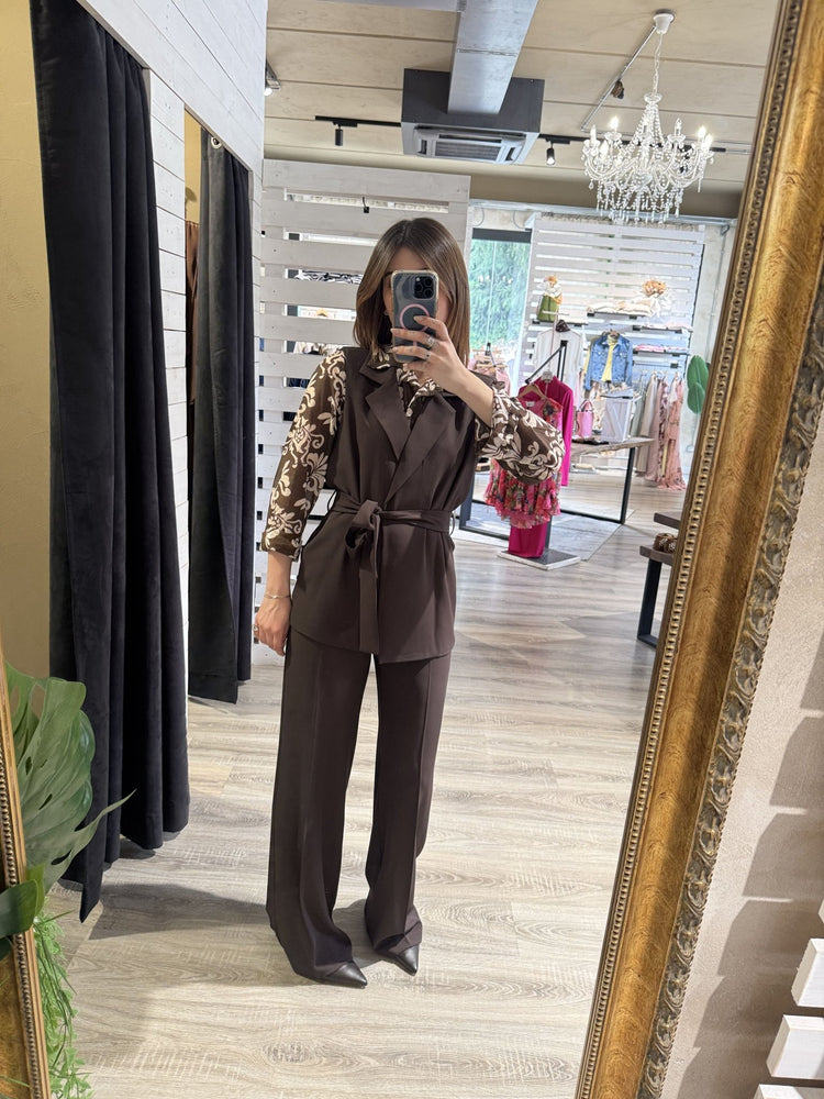 Completo fluido gilet+pantalone Susy Mix - GiuGiò | Shop online