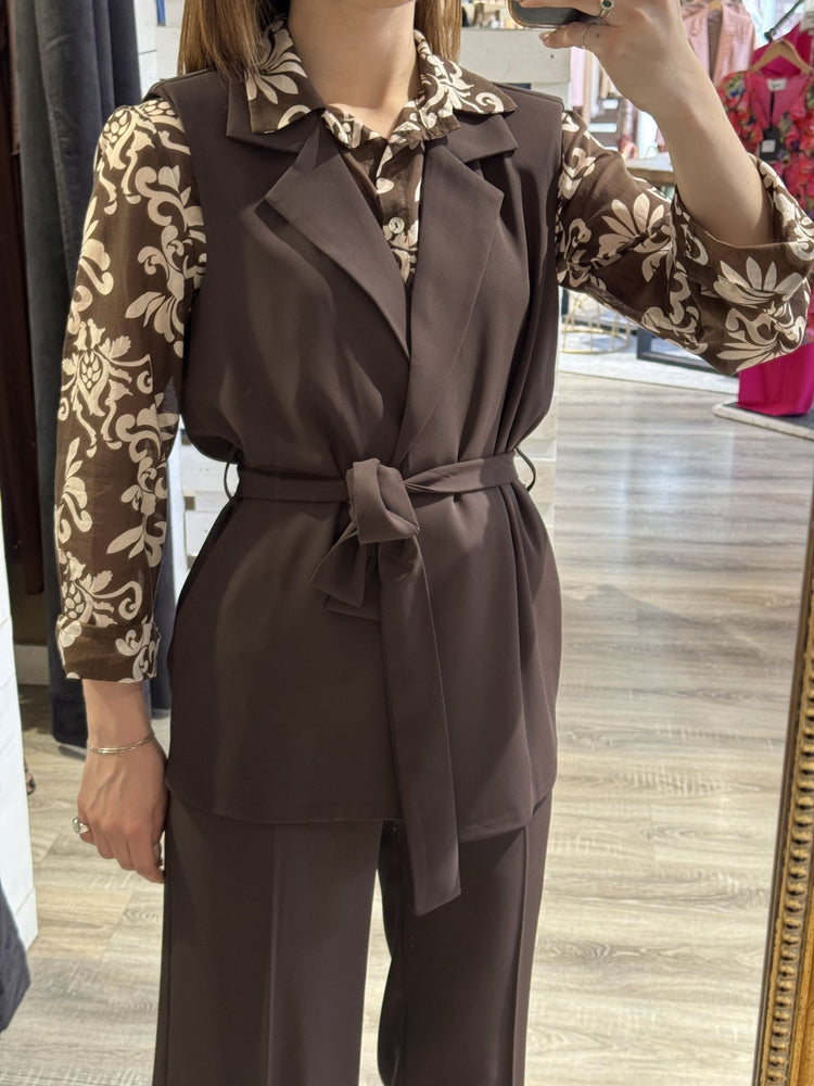 Completo fluido gilet+pantalone Susy Mix - GiuGiò | Shop online