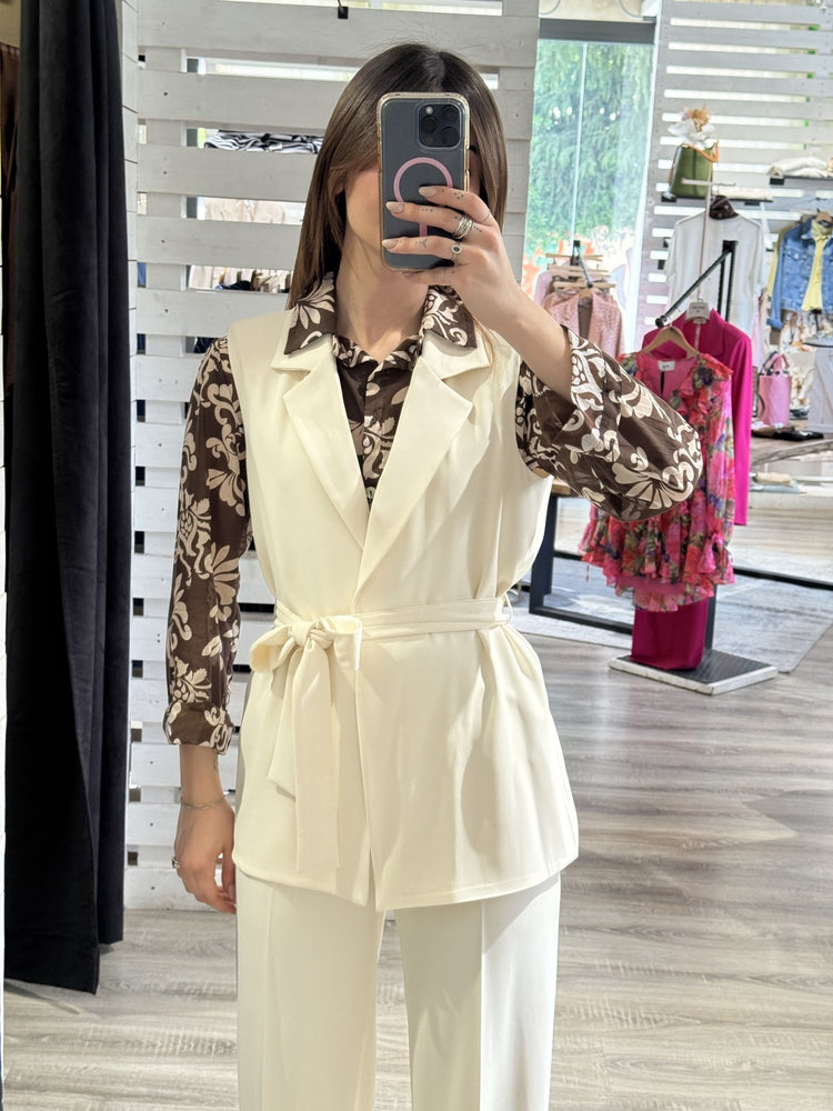 Completo fluido gilet+pantalone Susy Mix - GiuGiò | Shop online