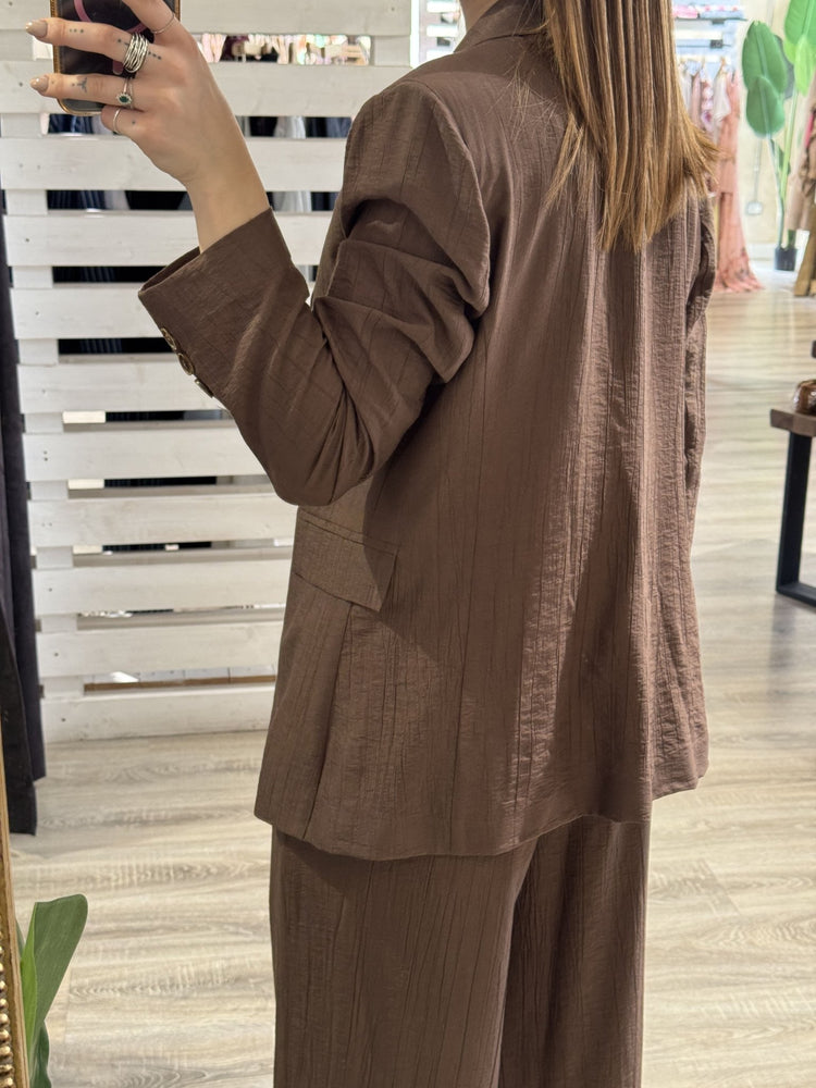 Completo giacca monopetto+pantalone gamba dritta Tensione In - GiuGiò | Shop online
